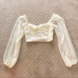 Forever 21 Long Sleeve Crop Top